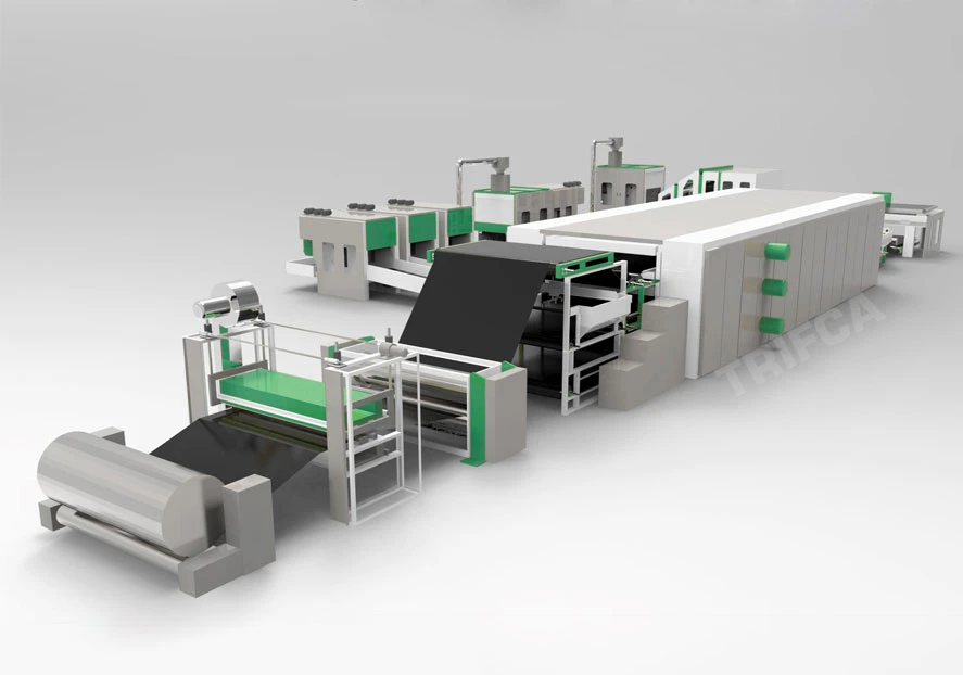 Thermal Bonding Production Line for Soft WaddingYumuşak Vatka nonwoven umuşak Vatka Nonwoven Termal Yapıştırma Üretim Hattık 2 mobilya EV TEKSTILI 2