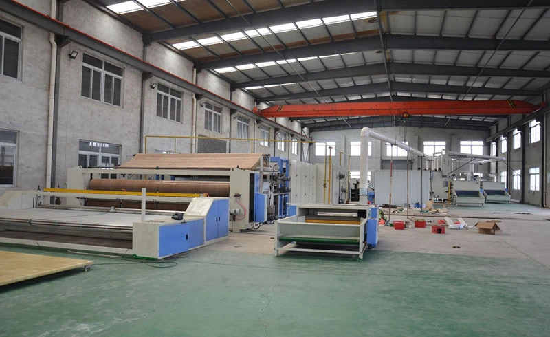 Spray bonding production line for wadding Vatka için sprey yapıştırma üretim hattı